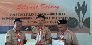 KWARDA ACEH LAKUKAN PENELITIAN DI PONDOK MODERN DAARURAHMAH SEPADAN